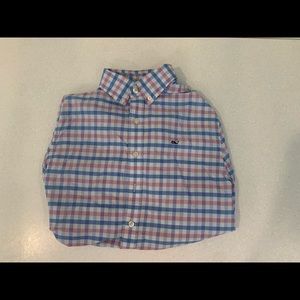 Vineyard Vines Boys Large 14-16 Button Down